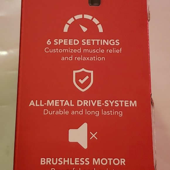 Powerful Massage Gun Gift set with 4 attachments by Sunbeam - Picture 14 of 15